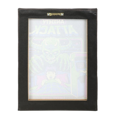 19x25cm Anxiety Attack Canvas Plaque by Steven Rhodes