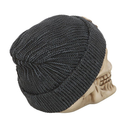 Skull Ornament with Beanie