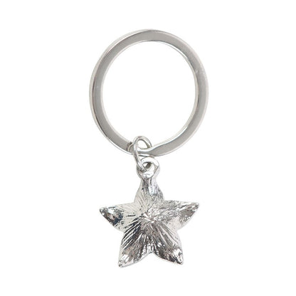 Deadly Nightshade Keyring with Black Obsidian