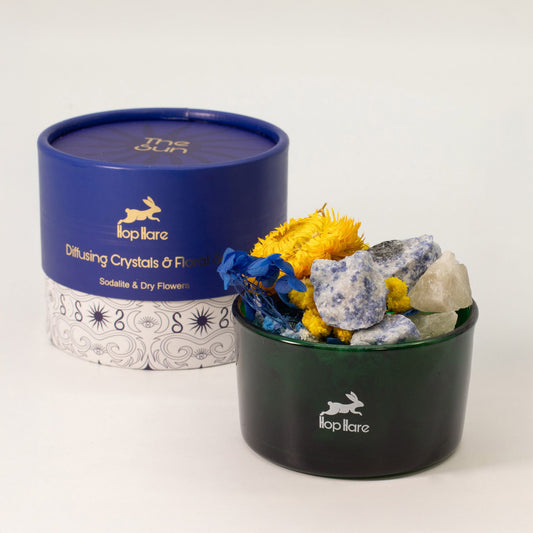Hop Hare Diffusing Crystals & Floral Set - The Sun